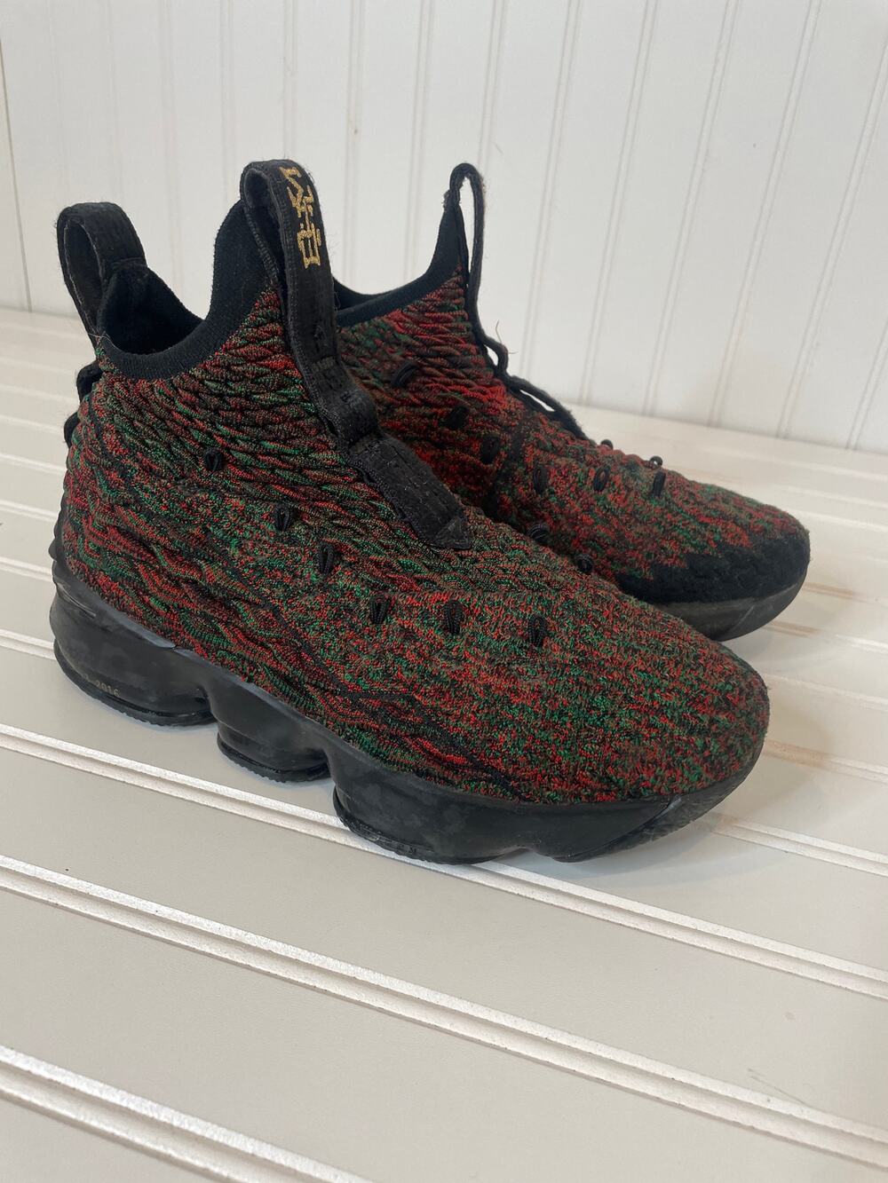 Nike LeBron 15 High BHM Flyknit Lightweight Sports Running Men’s Size 5.5